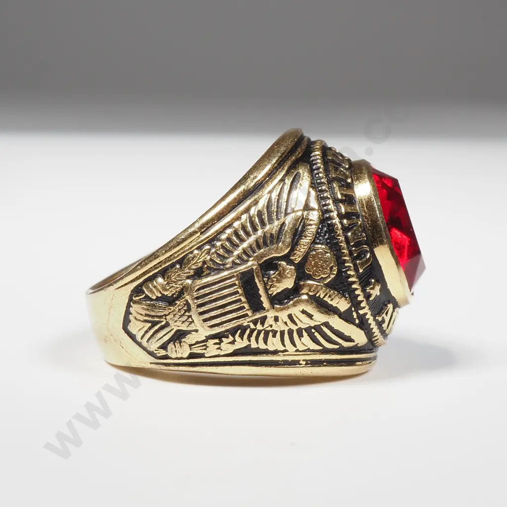 US Gold Plate Class Ring Image 1++