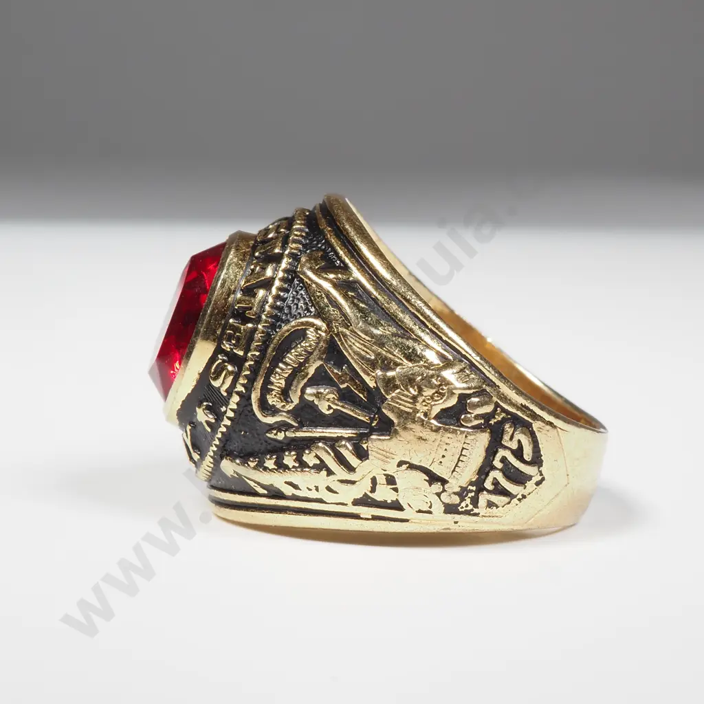 US Gold Plate Class Ring Image 1++