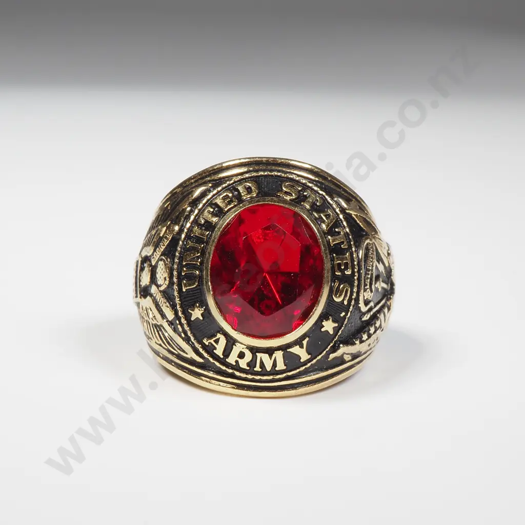 US Gold Plate Class Ring Image 1++
