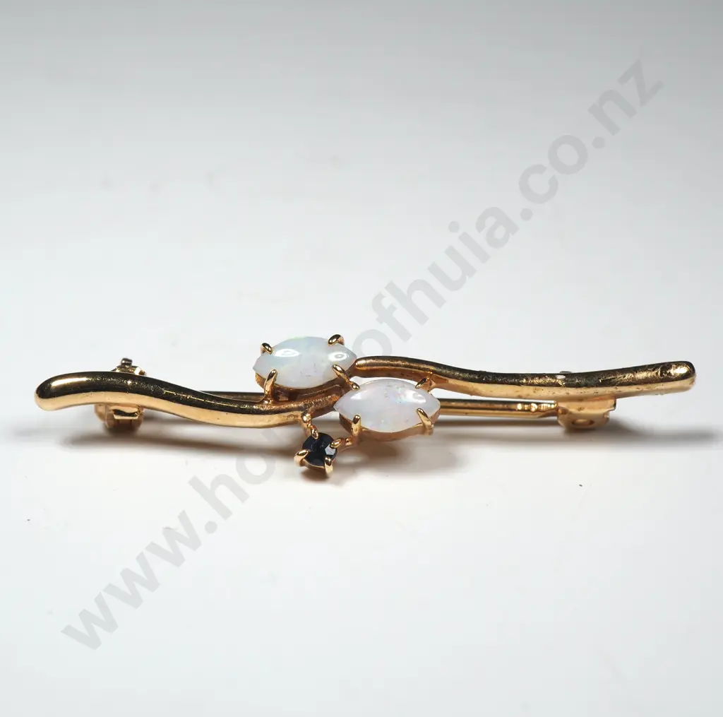 Vintage 9ct Gold Brooch Image 1++