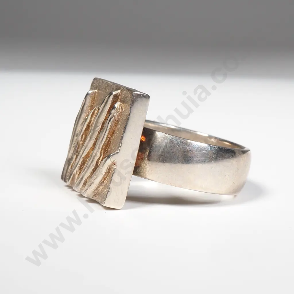 Sterling Silver New Zealand ‘Flax’ Ring Image 1++