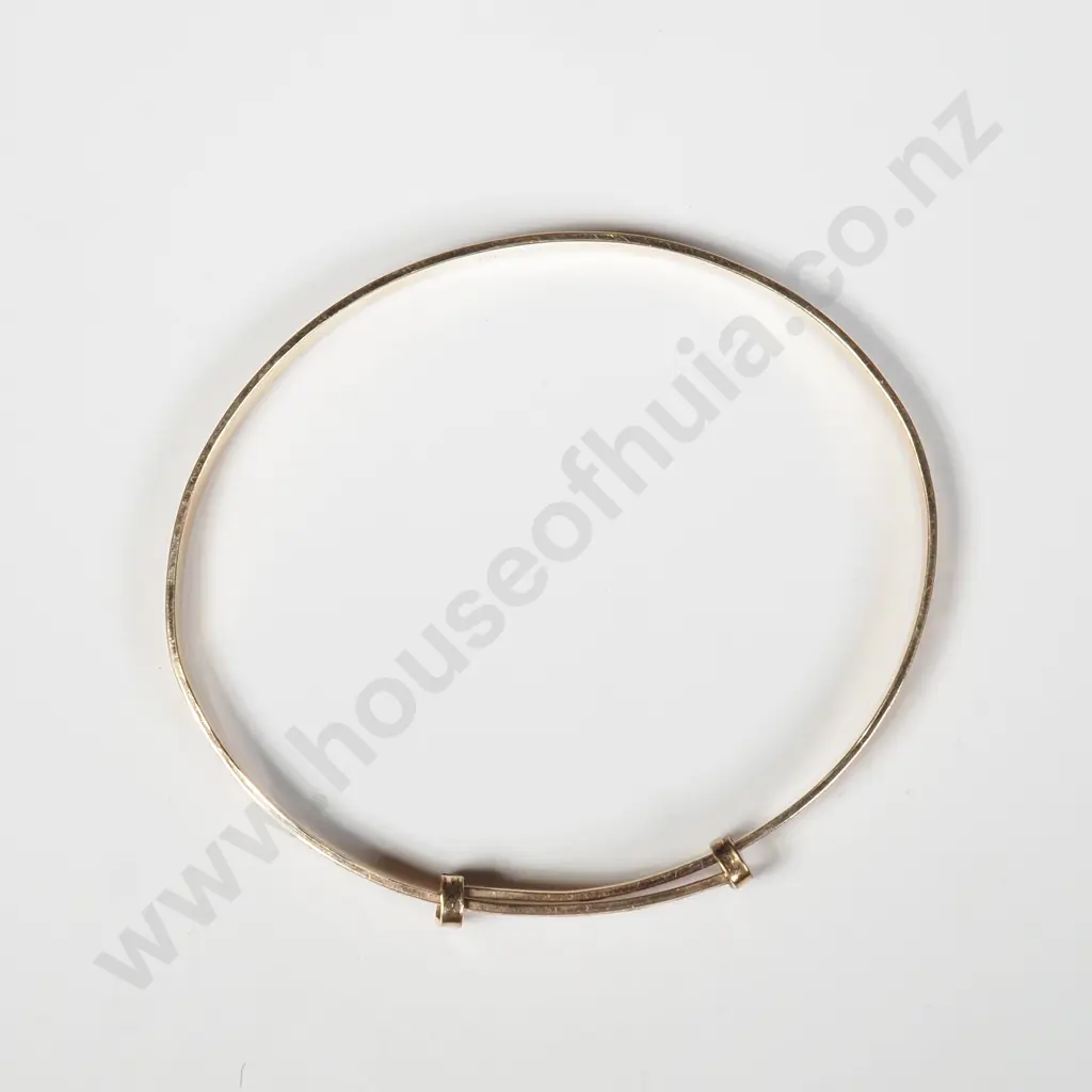 9ct Gold Metal Core Childs Expandable Bracelet Image 1++