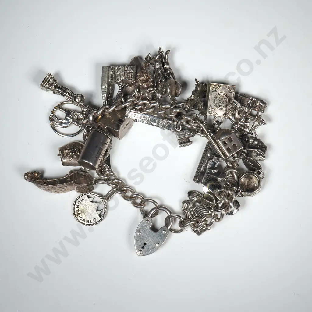 Sterling Silver Charm Bracelet Image 1++