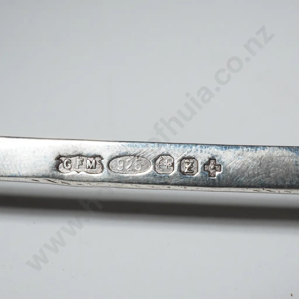 Sterling Silver Spoon w Millenium Mark by Geoff Mommell Image 1++