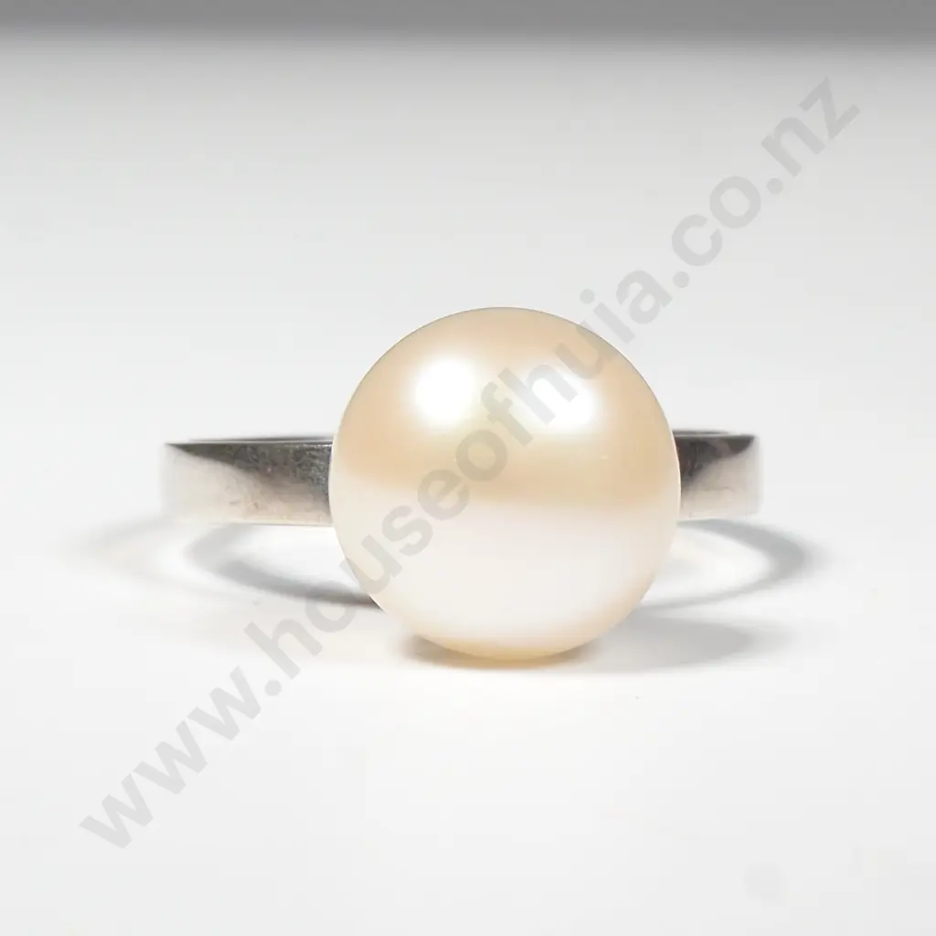 Sterling Silver Pearl Ring Image 1++