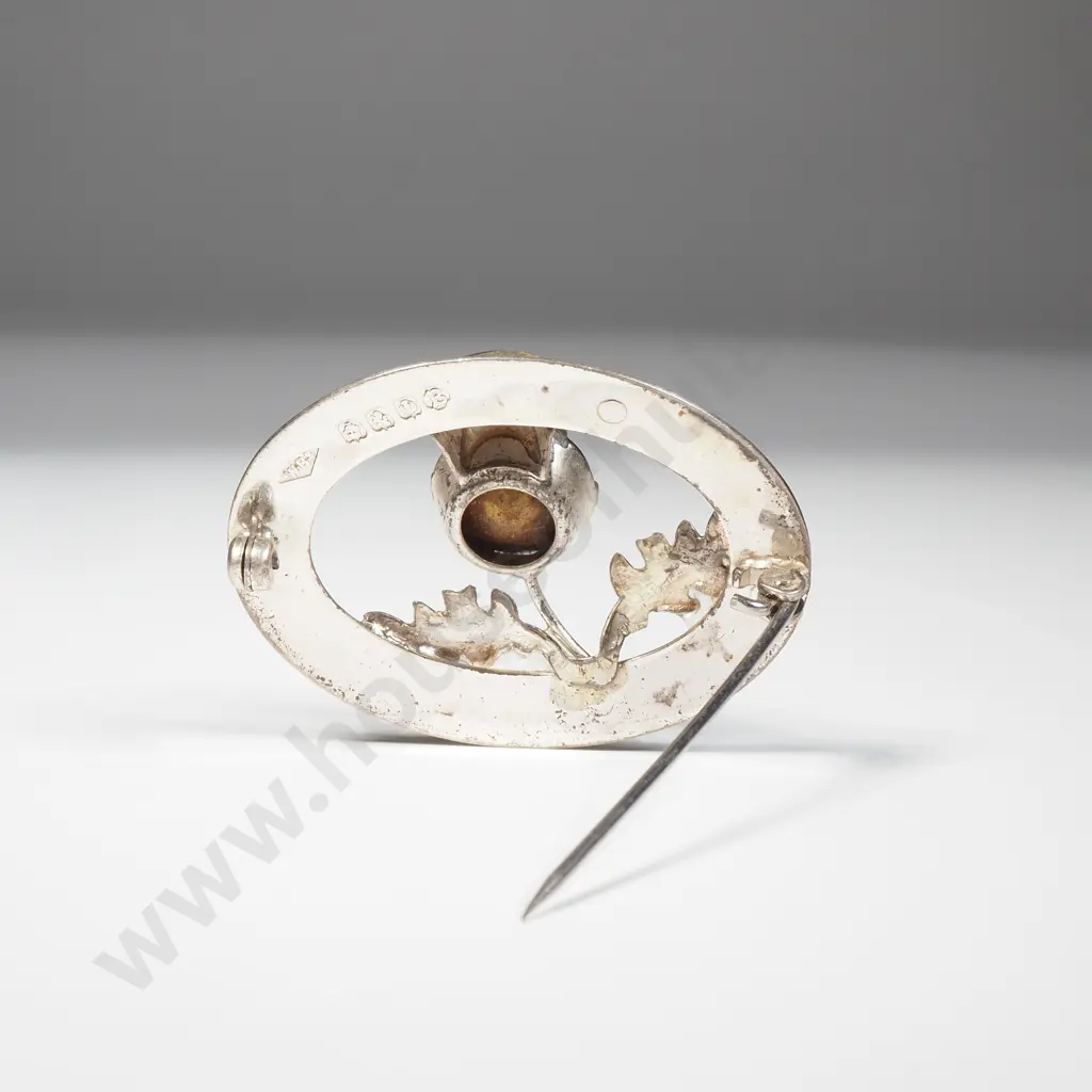 Sterling Silver Scottish Brooch Image 1++