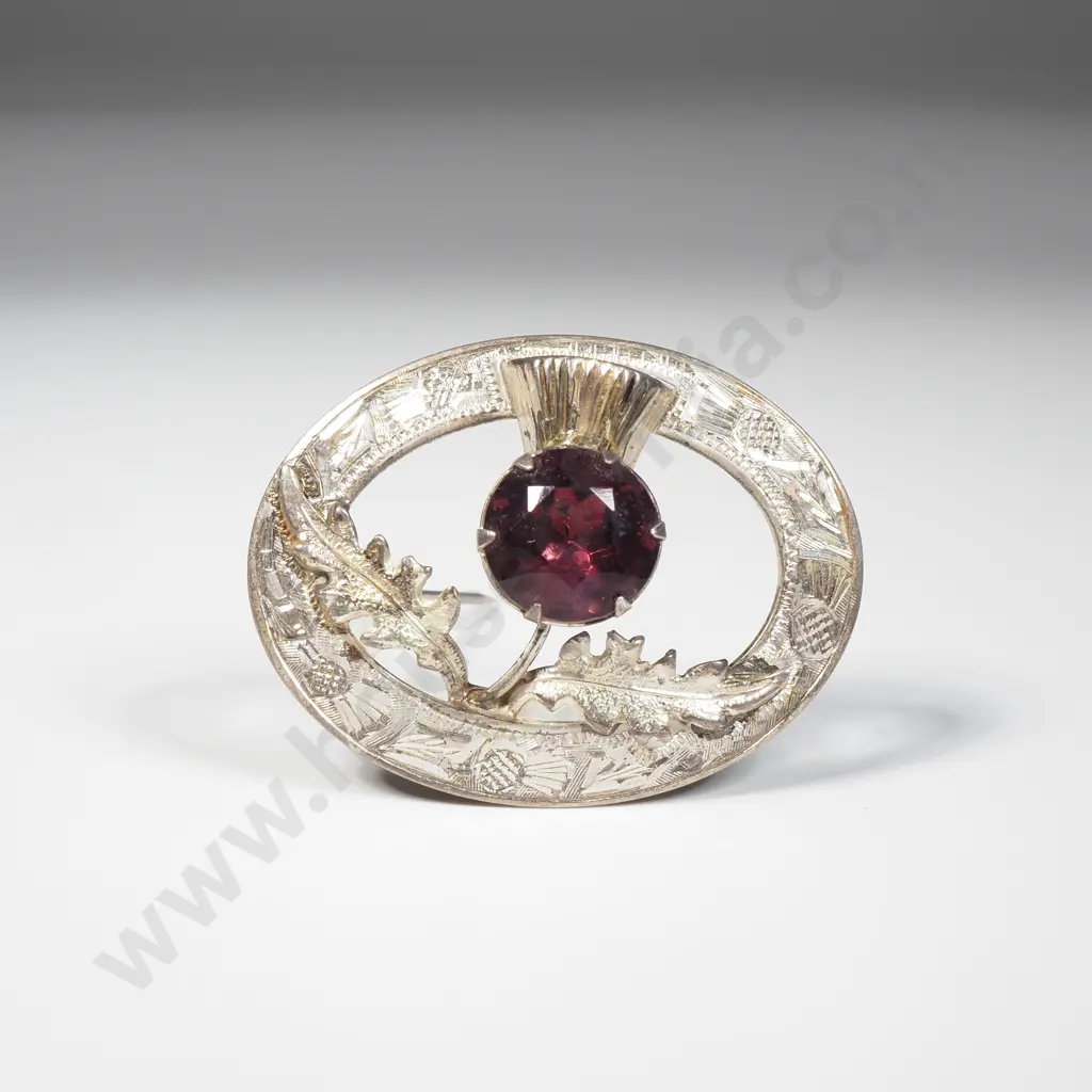 Sterling Silver Scottish Brooch Image 1++