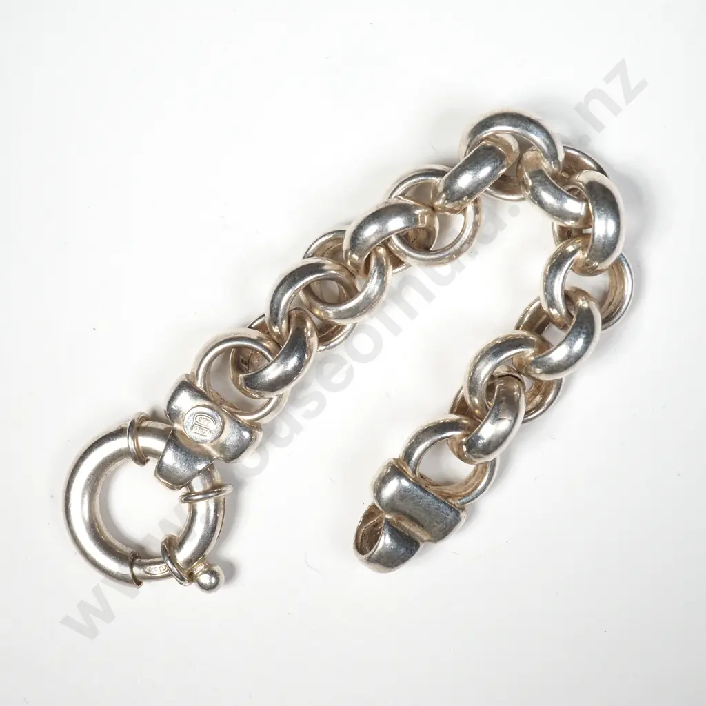 Childs Sterling Silver Belcher Bracelet Image 1++