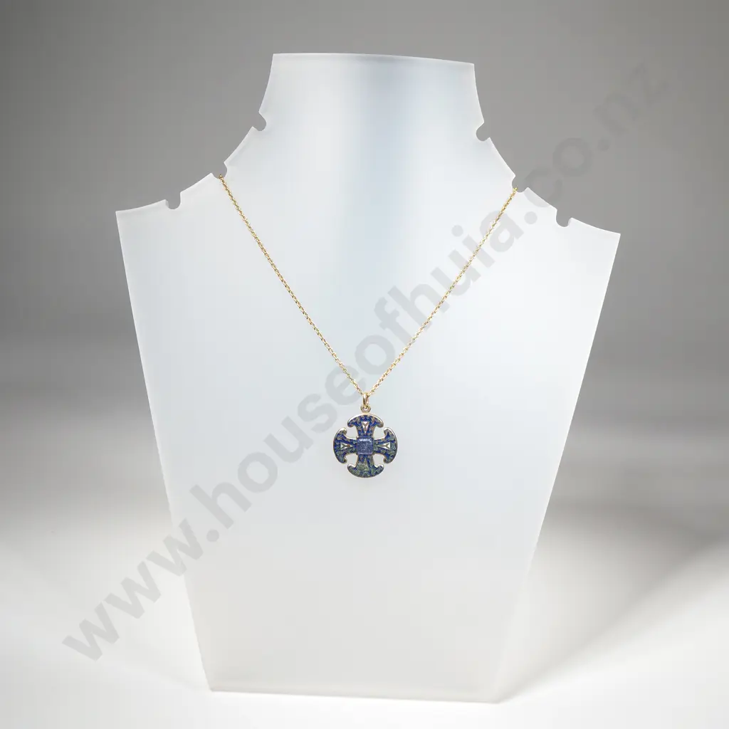 Vintage Rolled Gold Pendant on RG Chain Image 1++