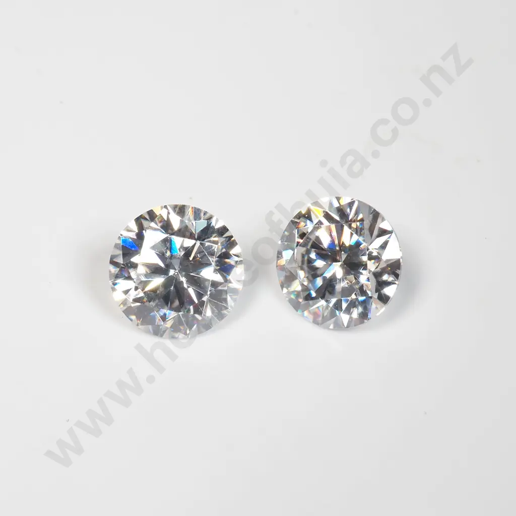 Two Loose Moissanite Stones Image 1++