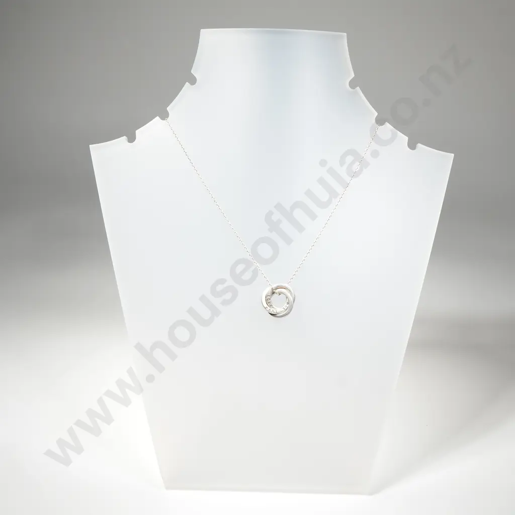Sterling Silver Love Pendant Necklace Image 1++
