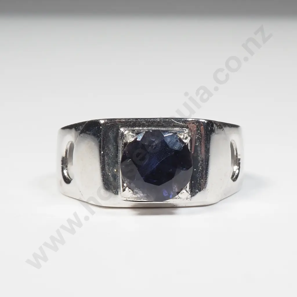 Sterling Silver Garnet Ring Image 1++