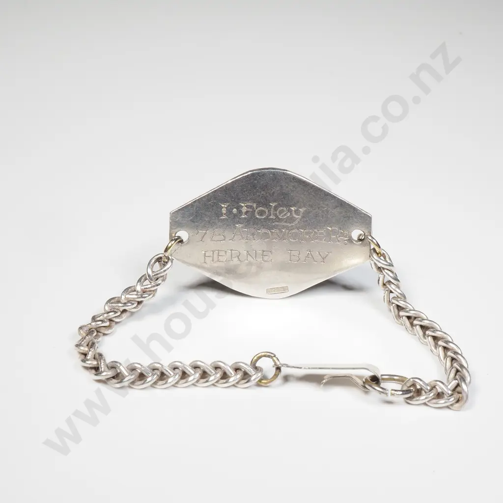 Antique Sterling Silver St Christopher Bracelet Image 1++