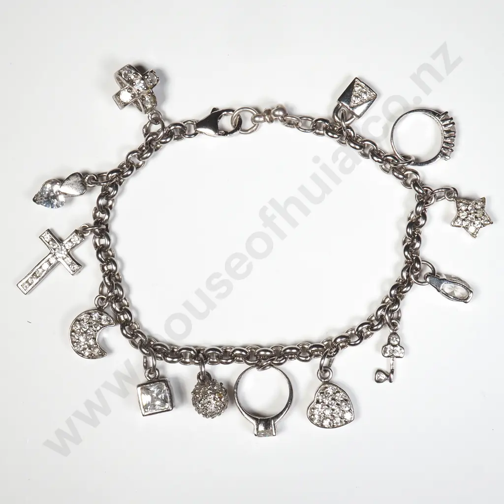 Sterling Silver Charm Bracelet Image 1++