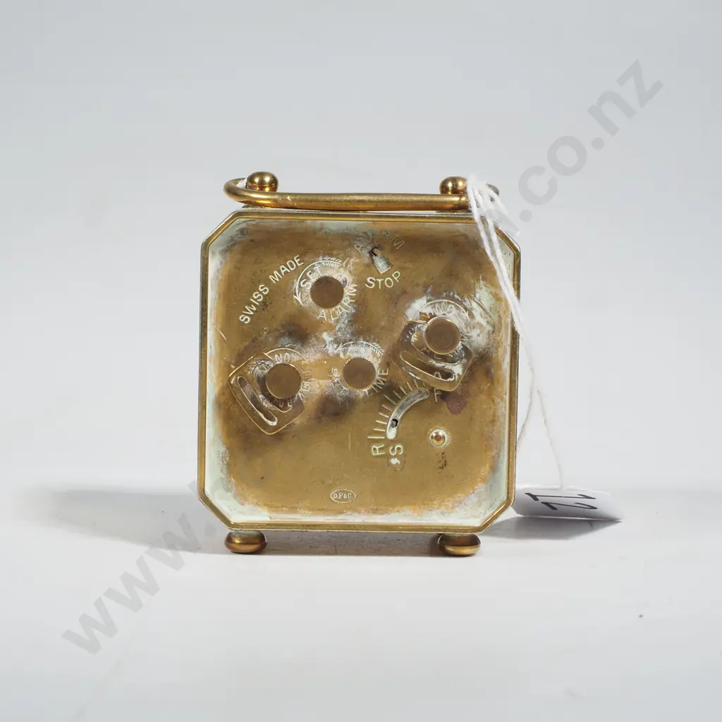 Art Deco Swiss Dimier Freres & Cie ( DF& Co) Travel Alarm Clock Image 1++