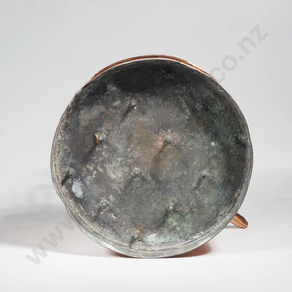 Antique Solid Copper Kettle - Circa 1930 (a/f) Image 1++