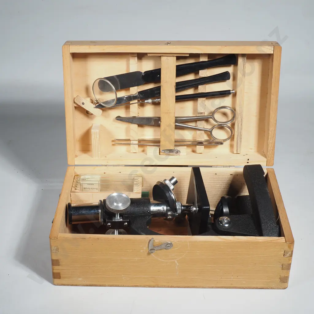 Boxed 'Marine' Brand Microscope w Accessories Image 1++