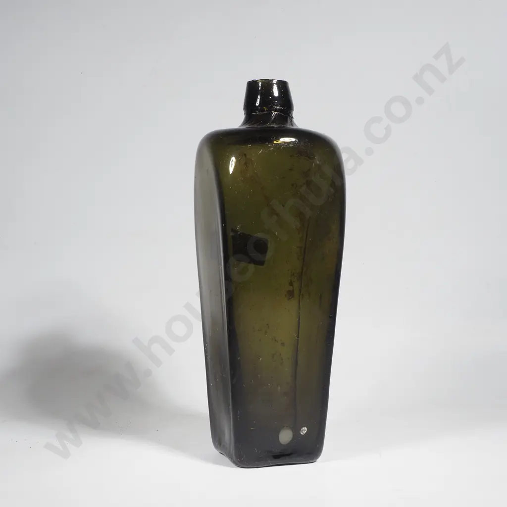 Old Dutch Glass Gin Bottle Image 1++