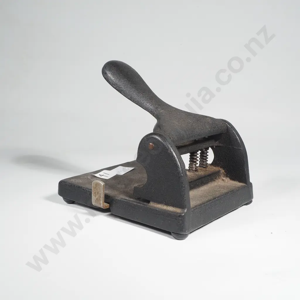 Large Vintage Four Hole Punch Image 1++