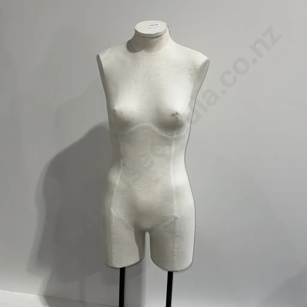 Female Torso Mannequin on Double Pole (Adjustable) Image 1++