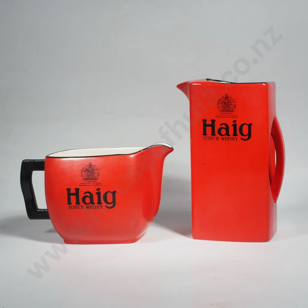 Two Haig Whisky Advertising  Water Jugs Image 1++