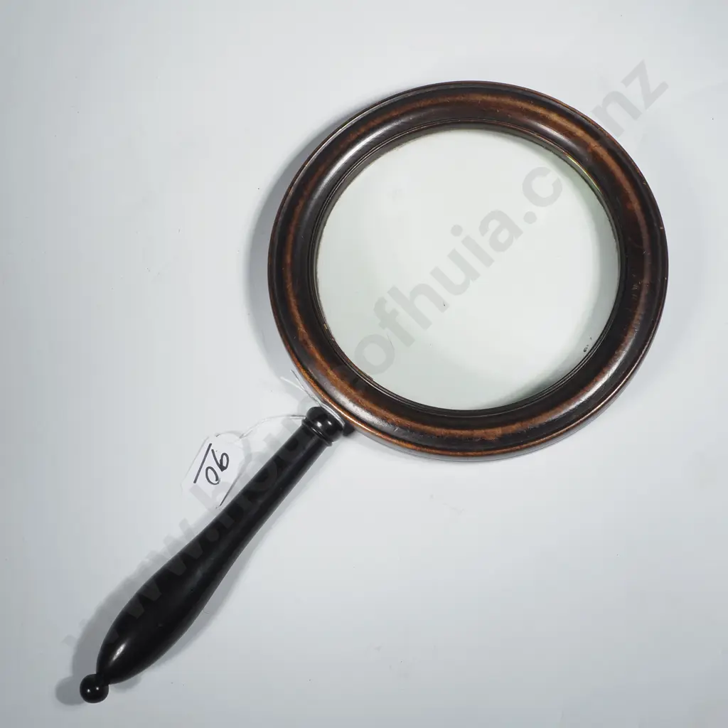 Large & Impressive Ebony Magnifying Glass Image 1++