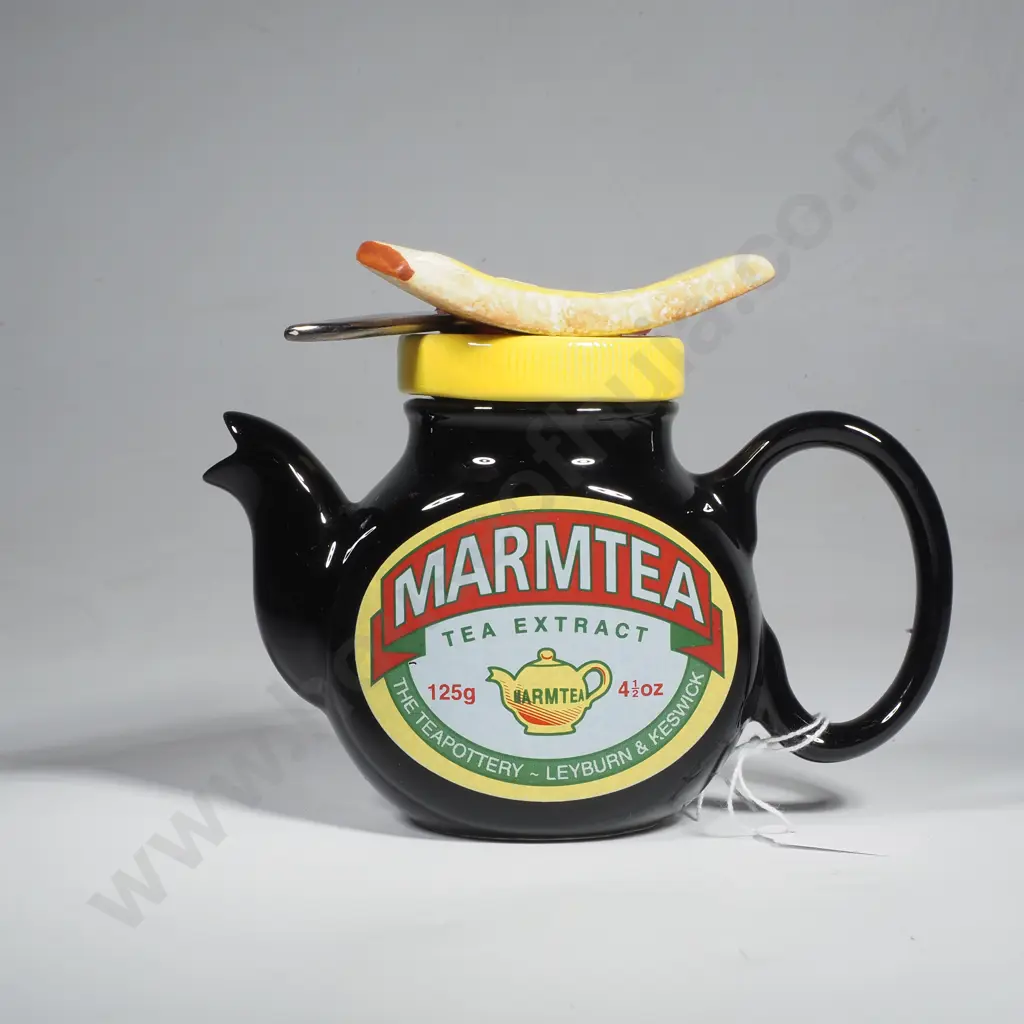 Handcrafted 'Marmtea' Novelty Teapot made by Ceramic Inspirations at the Teapottery Image 1++