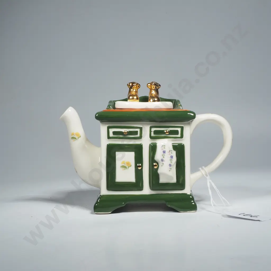 Tony Carter Novelty Teapot in the Form of a Bathroom Sink Vanity Image 1++