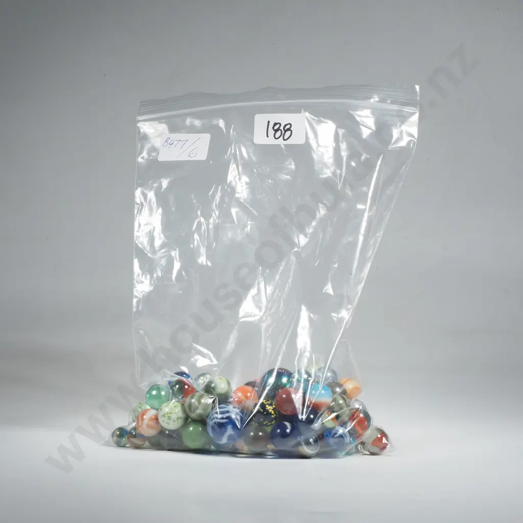 Assorted Vintage & Modern Glass Marbles Image 1++