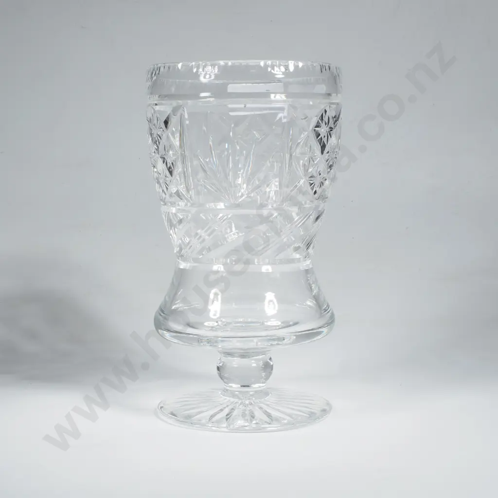 Vintage Webb Corbett Cut Crystal Vase Image 1++