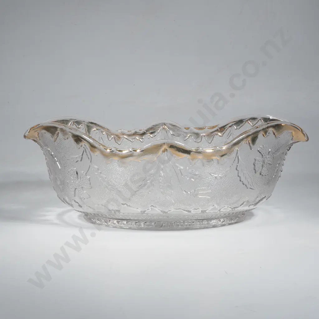 Vintage American Pressed Glass Bowl Image 1++