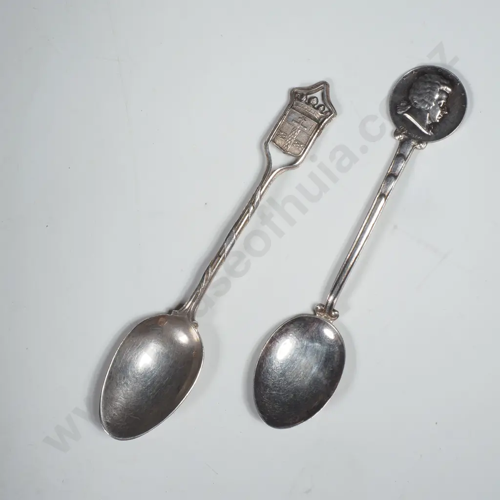 Two Silver Spoons - .800 Silver & .900 Silver Image 1++