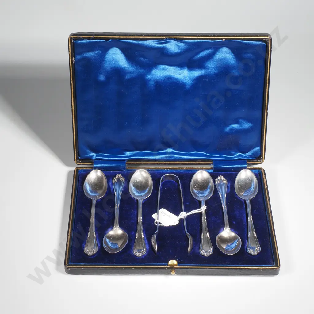Cased Sterling Silver Coffee Spoon Set Image 1++