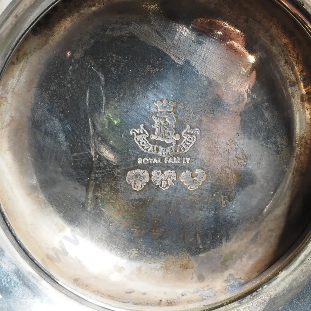 Antique & Extremely Ornate Silver Plate Coffee / Chocolate Pot w Lion & Shield Finial Image 1++