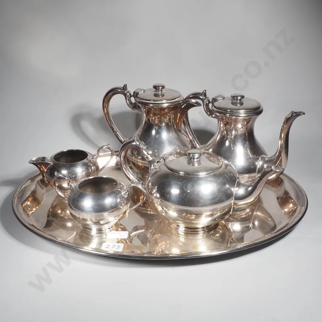 Silver Plate Tea Service Image 1++