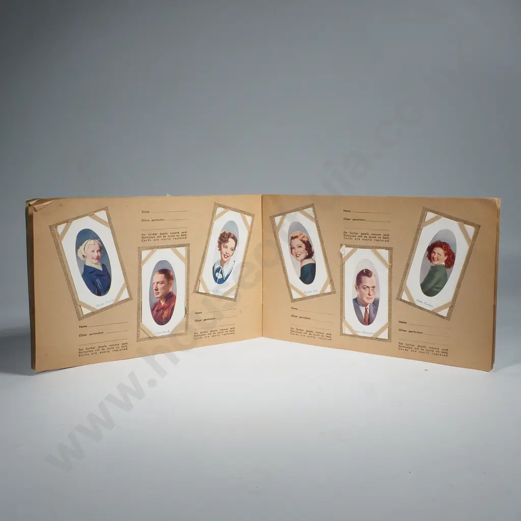 1936 Screen stars Complete Album - 50 Cards, Godfrey Phillips Image 1++