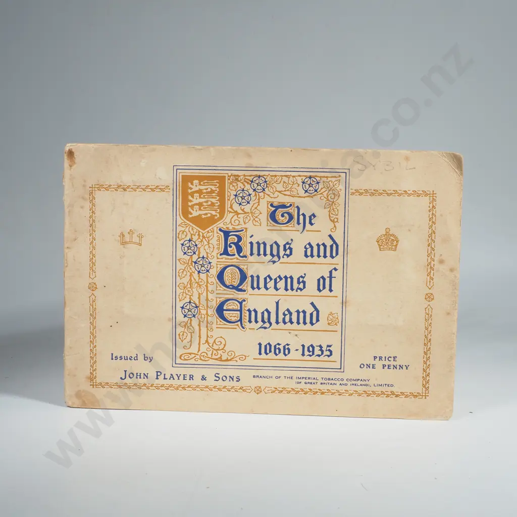 The Kings and Queens of England 1066 - 1935 - 49 Cards, John Player & Sons Image 1++