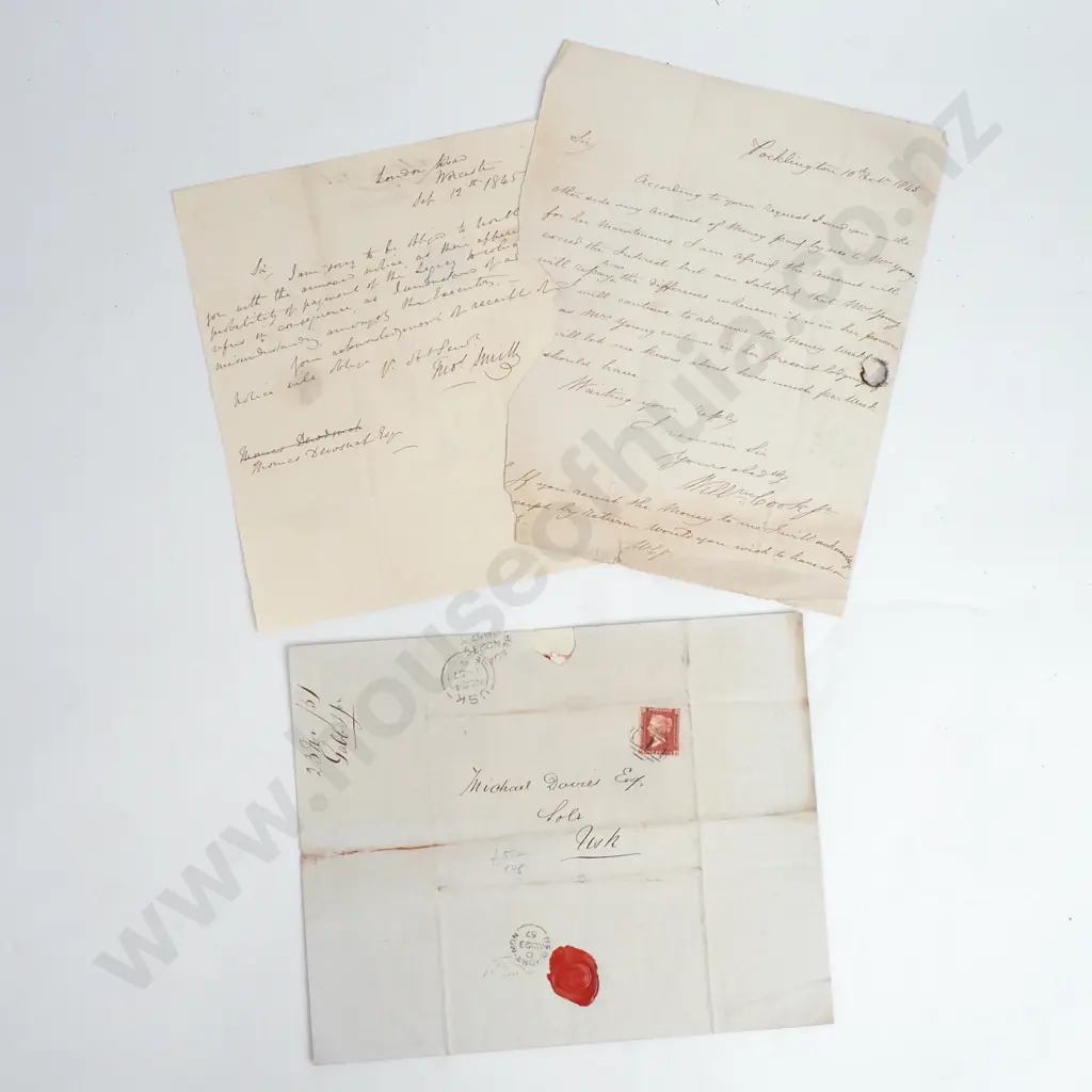 Early Letters - England - 1845 & 1857 Image 1++