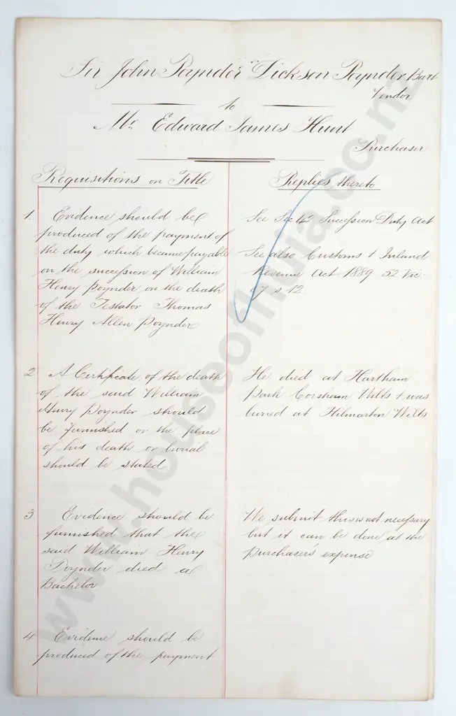 Requisitions on Title - 1896 Image 1++