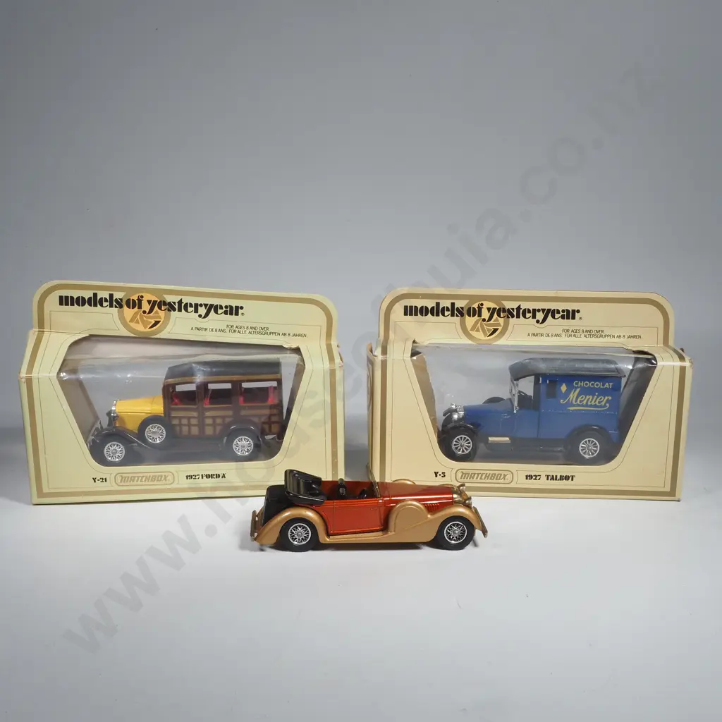 3 x Matchbox Models of Yesteryear - 2 x Boxed Image 1++