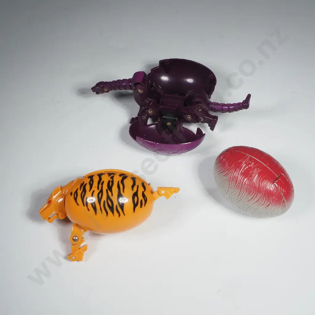 Three Dinosaur Egg Transformer Toys Image 1++