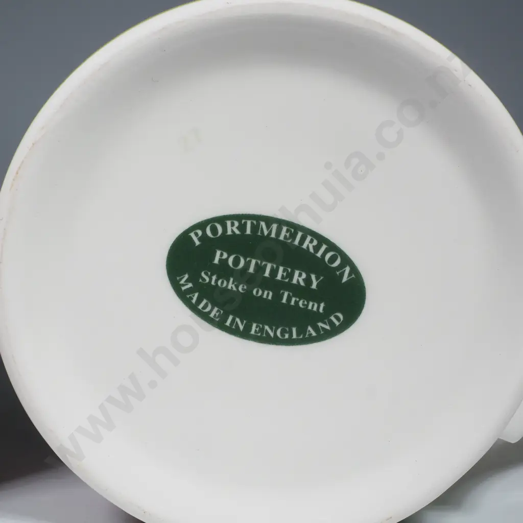 Pair of Portmeiron Coffee Mugs w Rugby Theme by Rob Scotton Image 1++