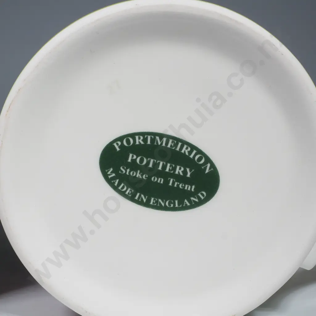 Pair of Portmeiron Coffee Mugs w Rugby Theme by Rob Scotton Image 1++
