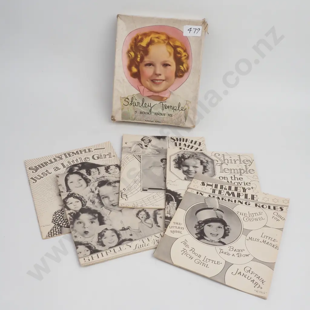 Shirley Temple 5 Books About Me- In Box Image 1++