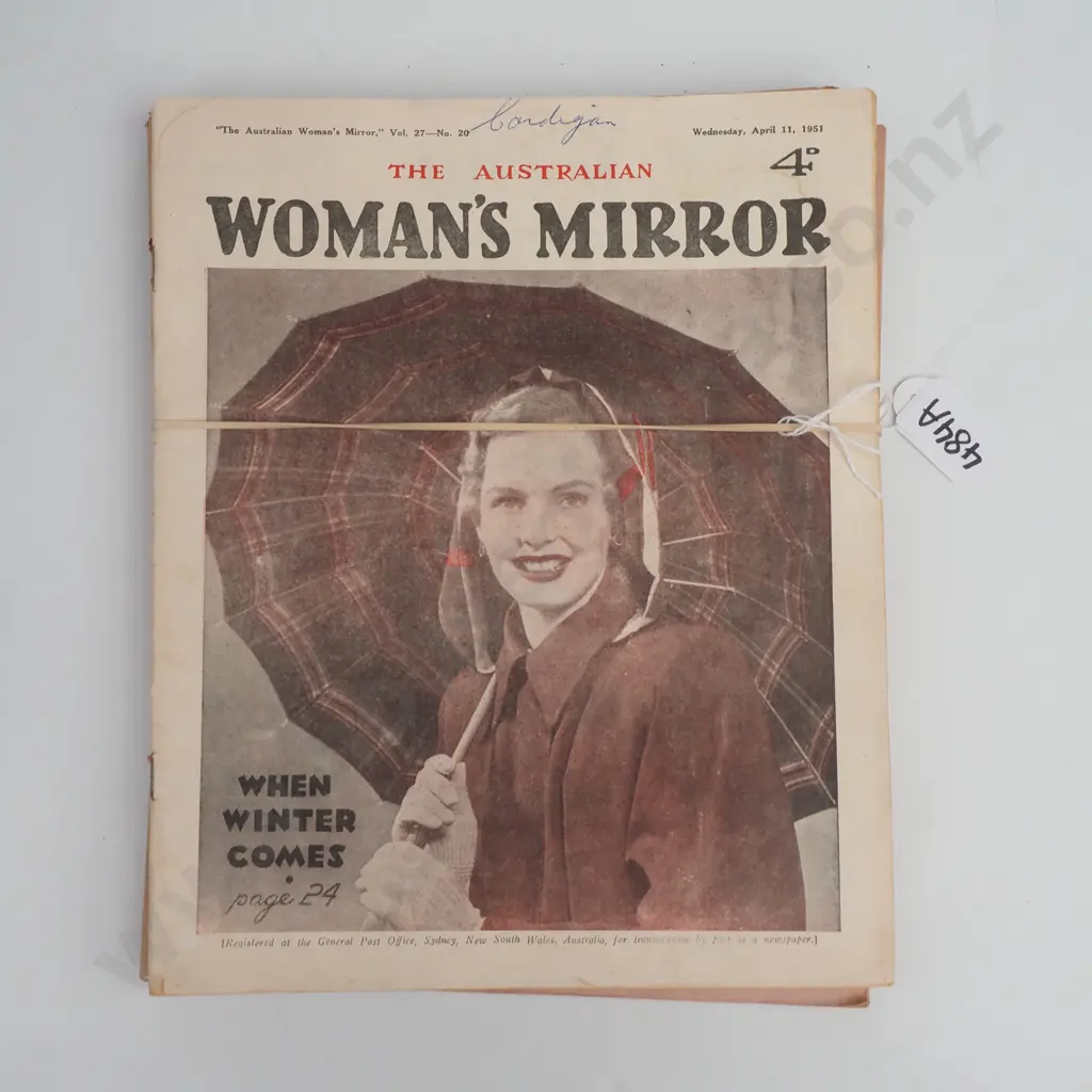 1950s The Australian Woman's Mirror Magazines x 6 Image 1++