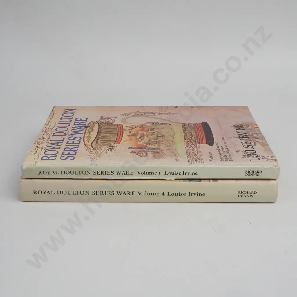 Two Royal Doulton Series Ware Books by Louise Irvine Image 1++