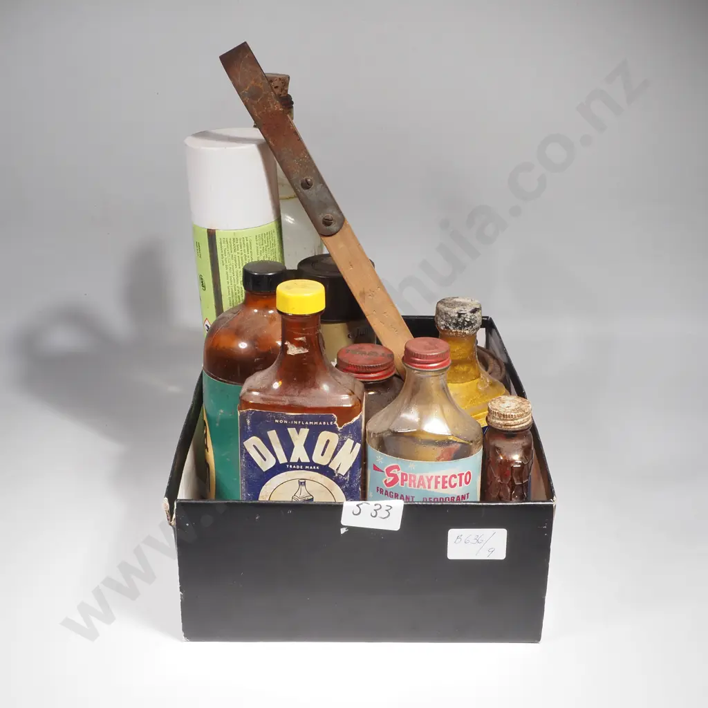 Assorted Lot of Vintage Household Products / Containers ( Some Empty ) Image 1++