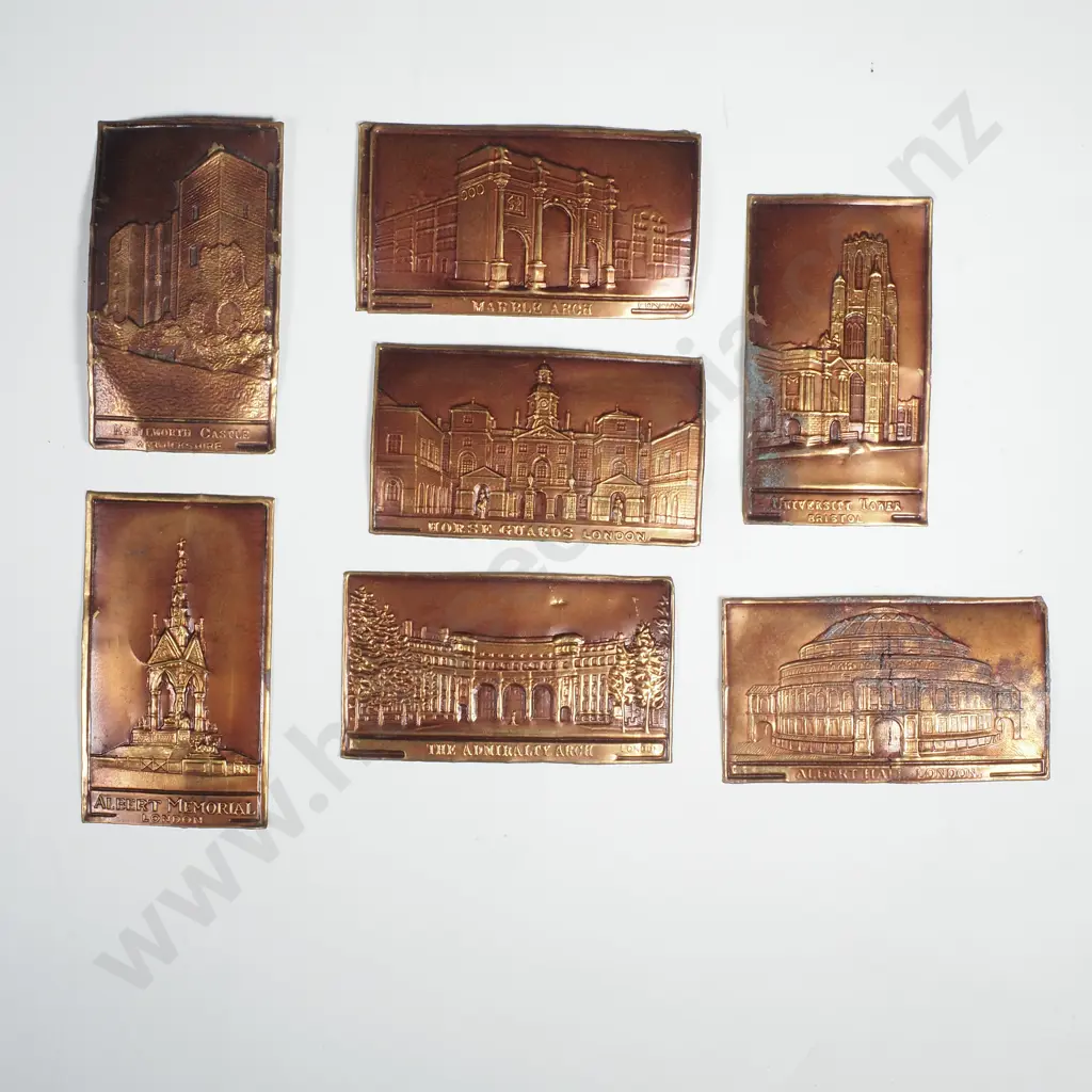 Vintage Copper Foil Embossed Cigarette Cards Image 1++