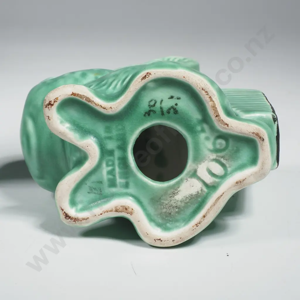 Two Green Sylvac Rabbit Vesta Boxes, Impressed 106, Both A/F Image 1++