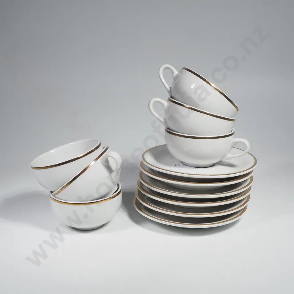 Tognana Italy Coffee Cups & Saucers x 6 Image 1++
